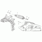 Shiver 750 Задний амортизатор