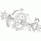 MXV 450 Cross Заднее колесо