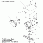 V12BW36/EW36 CROSS ROADS ALL OPTIONS Electrical, headlight w / windshield - v12bw36 / e...