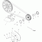 V12SW36/AW36 VISION/ANESS ALL OPTIONS Drive train, drive sprocket, belt, cover and guard...