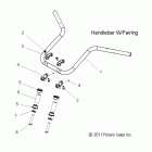 V12TW36/DW36/KW36 CROSS COUNTRY ALL OPTIONS Steering, handlebar mounting - v12tw36 / dw36 / kw...