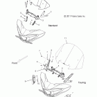 V12TW36/DW36/KW36 CROSS COUNTRY ALL OPTIONS Body, windshield fairing and deflectors - v12tw36 ...