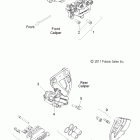 V12BW36/EW36 CROSS ROADS ALL OPTIONS Brakes, caliper, front and rear - v12bw36 / ew36 a...