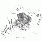 V12WB36NA HIGHBALL Engine, camchain - v12wb36na