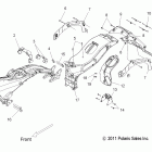 V12TW36/DW36/KW36 CROSS COUNTRY ALL OPTIONS Chassis, frame asm. - v12tw36 / dw36 / kw36 all op...
