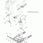 V12BW36/EW36 CROSS ROADS ALL OPTIONS Suspension, rear asm., swing arm and shock - v12bw...