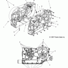 V12WB36NA HIGHBALL Engine, crankcase - v12wb36na