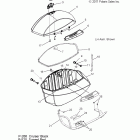 V12TW36/DW36/KW36 CROSS COUNTRY ALL OPTIONS Body, saddlebag asm. - v12tw36 / dw36 / kw36 all o...