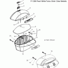 V11BB36/DB36/DC36/EB36 CROSS ROADS CUSTOM/CROSS COUNTRY ALL OPTI Body, saddlebag asm. - v11bb36 / db36 / dc36 / eb3...