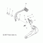V11HA36/HB36/HS36 HAMMER ALL OPTIONS Brakes, brake pedal and rear master cylinder - v11...