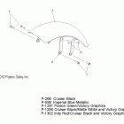 V11HA36/HB36/HS36 HAMMER ALL OPTIONS Body, fender, front - v11ha36 / hb36 / hs36 all op...