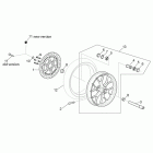 RS 125 Переднее колесо