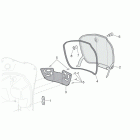 Scarabeo 50 4T 4V E2 Центальная часть облицовки 1