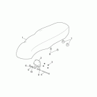 Scarabeo 300 Light E3 Седло