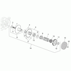 Scarabeo 100 4T E3 Сцепление