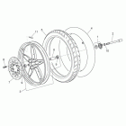 Scarabeo 50 2T E2 (Piaggio Engine) Переднее колесо