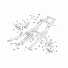 RS 125 Задние подножки
