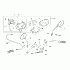 Scarabeo 50 2T E2 (Piaggio Engine) Руль-панель приборов