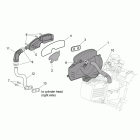 Scarabeo 100 4T E3 Вторичный воздухазабор