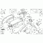 Scarabeo 300 Light E3 Задняя часть кузова