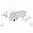 Scarabeo 50 2T E2 (Piaggio Engine) Кожух трансмиссии