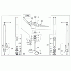 RS 125 Передняя вилка