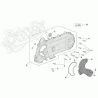 Scarabeo 100 4T E3 Крышка вариатора