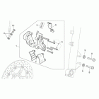 Pegaso Strada-Trail 650 IE Суппорт передний тормозной 1