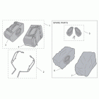 Pegaso Strada-Trail 650 IE Acc.-top / cases, side cases i