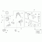 Scarabeo 100 4T E3 Наклейки - комплект замков