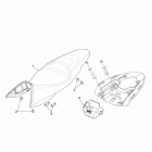 Shiver 750 GT Сидение