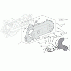 Scarabeo 50 4T 4V E2 Крышка вариатора