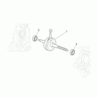 Scarabeo 50 4T 4V E2 Ведущий вал