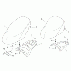 Scarabeo 50 2T E2 (Piaggio Engine) Сидение