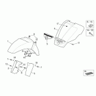 Scarabeo 300 Light E3 Передний корпус - облицовка 1