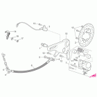RSV 1000 4V SBK-FACT Задний суппорт тормозной