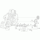 RS 125 Водяной насос в сборе