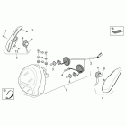 Scarabeo 300 Light E3 Фара