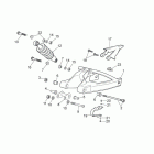 RS 50 Swing arm - shock absorber