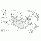 Pegaso Strada-Trail 650 IE Система охлаждения