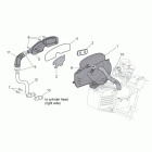 Scarabeo 50 4T 4V E2 Вторичный воздухазабор