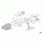 RSV 1000 4V SBK-FACT Задняя часть кузова 2