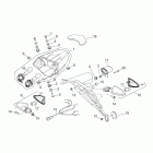 Shiver 750 GT Задний фонарь