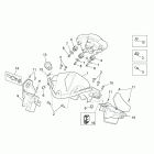 Shiver 750 GT Front body - inside fairing
