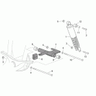 Scarabeo 100 4T E3 Задний амортизатор