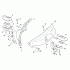 Scarabeo 300 Light E3 Подножки