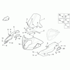 Shiver 750 GT Передняя облицовка