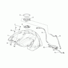 Shiver 750 GT Топливный бак