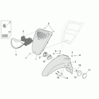 Scarabeo 100 4T E3 Передний корпус - облицовка 2