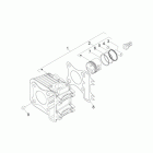 Scarabeo 50 4T 4V E2 Цилиндр и поршни